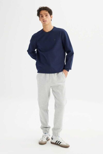 LEE L2520308411 Lacivert Erkek Bisiklet Yaka Regular Fit Sweatshirt