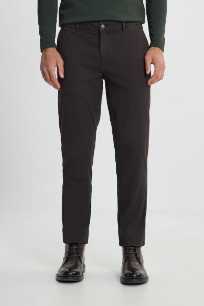 Altınyıldız ACE012510149 Kahverengi Erkek Önde Yan Cepli Pantalon