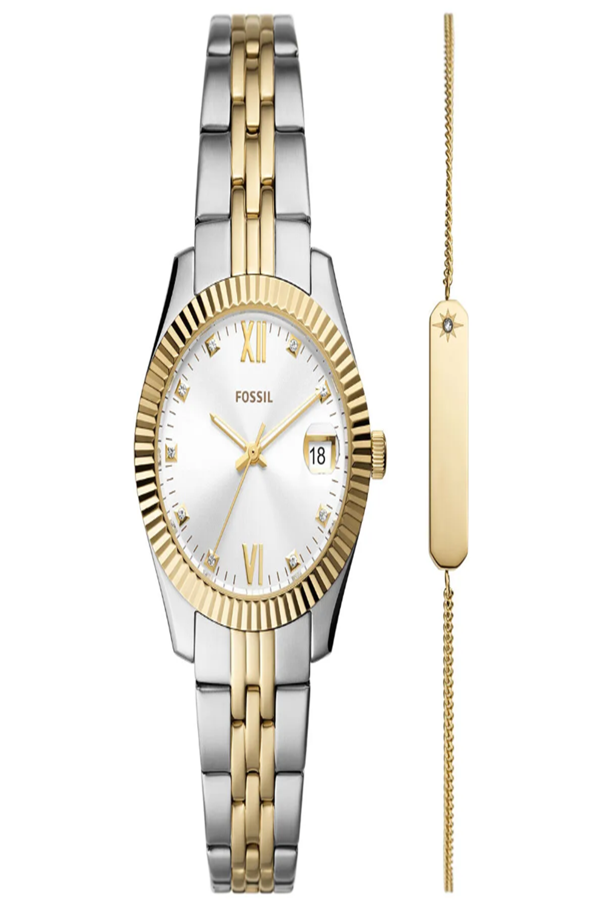 Fossil FES5313SET Kadın Kol Saati Ve Bileklik Seti