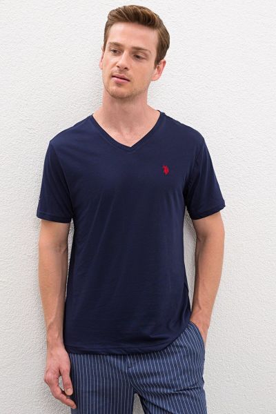 U.S Polo 948800 Erkek Lacivert  T-hsirt