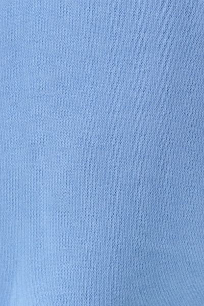 Loft 2038206 Mavi Kadın Kapişonlu Üç İplik Önü Yazı Baskılı Sweat