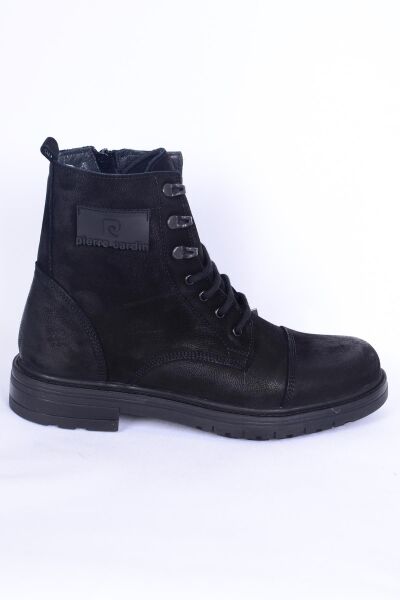Pierre Cardin 381800 Siyah Nubuk Erkek Bot