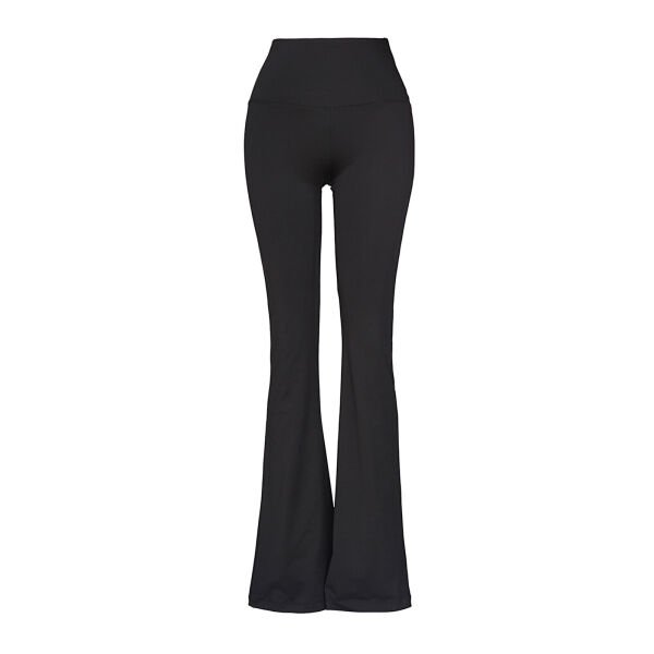 Hummel 932455-2001 HMLSAJAR TIGHT PANTS Siyah Kadın İspanyol Paça Yüksek Bel Eşofman Altı