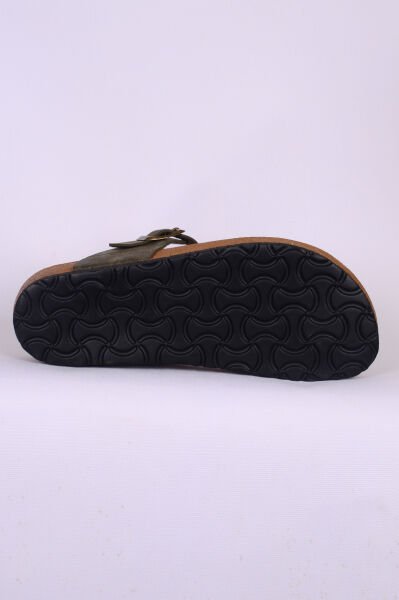 Pierre Cardin 7548 Parmak Arası Haki Kadın Terlik