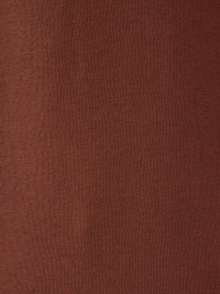 Loft 2034268 Kiremit Erkek Regular Fit Üç İplik Yazı Detaylı Bisiklet Yaka Sweat