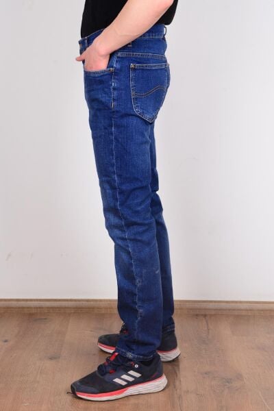 Lee L701IAC18 Erkek Mavi Rider Jean Kot Pantolon