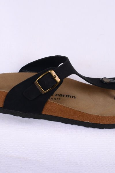 Pierre Cardin 7548 Parmak Arası Siyah Kadın Terlik