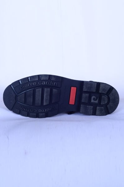 Pierre Cardin 90425 Bağcıklı Yandan Fermuarlı Deri Siyah Erkek Bot