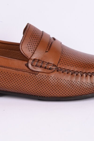 New Onix 199 Deri Rahat Taban Desenli İnce Taban Hafif Rahat Esnek Taba Günlük Erkek Ayakkabı