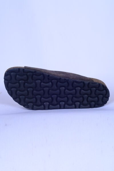 Pierre Cardin 7191 Deri Rahat Taban Kemerli Kahverengi Günlük Kadın Terlik