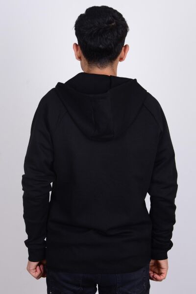 Hummel 921647-2001 Siyah Kapüşonlu Erkek Hırka
