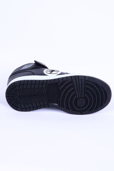 Walkway Sloga Hı F Deri Boğazlı Rahat Taban Siyah Günlük Unisex Çocuk Spor Ayakkabı
