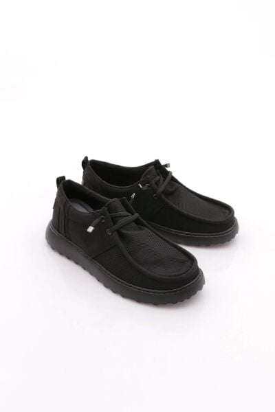 Pierre Cardin 023LEFY COMFY Siyah Erkek Fileli Klasik Ayakkabı