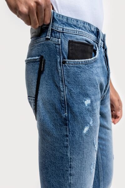 Loft 2036099 Mavi Erkek Ricardo Slim Fit  Normal Bel Dar Paça Kot Pantolon