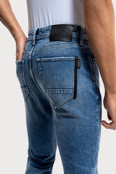 Loft 2036099 Mavi Erkek Ricardo Slim Fit  Normal Bel Dar Paça Kot Pantolon