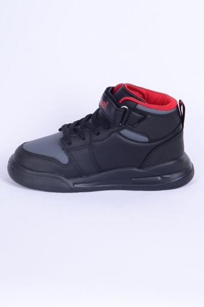 Hummel 900380-2025 Dragon Jr Siyah-Kırmızı Erkek Çocuk Spor Ayakkabı
