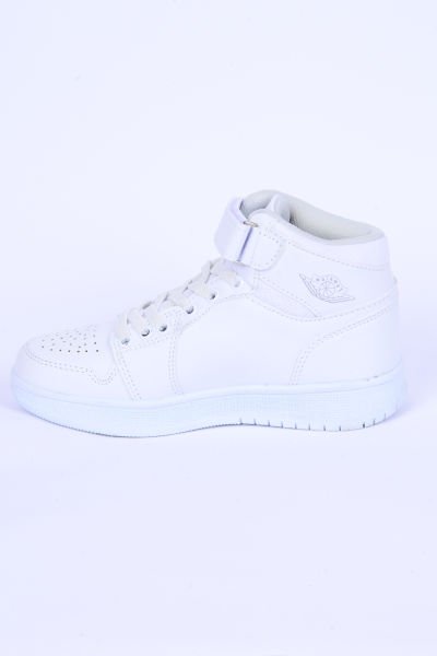 Walkway Sloga Hı F Deri Boğazlı Rahat Taban Beyaz Günlük Unisex Çocuk Spor Ayakkabı