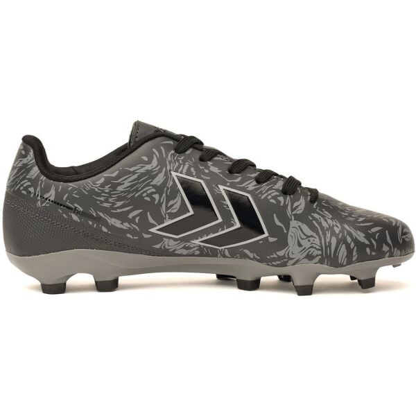 Hummel 900461-2001 Amaris Rahat Taban Çivili Bağcıklı Hafif Esnek Siyah-Gri Erkek Krampon