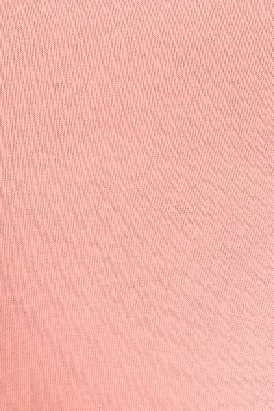 Loft 2038201 Pudra Pembe Kadın Bisiklet Yaka LOVEY Baskılı 2 İplik Sweat