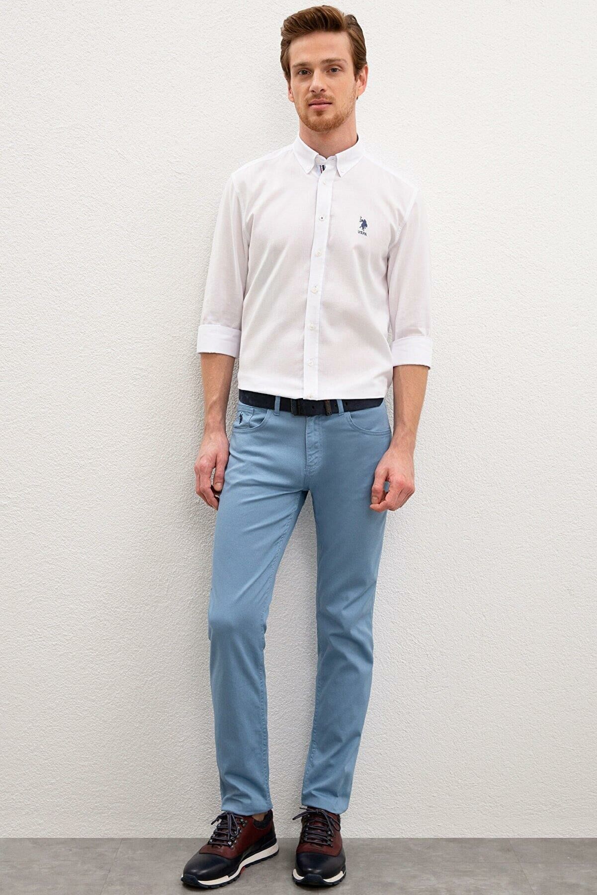 U.S Polo 974165 Erkek Mavi Spor Pantolon