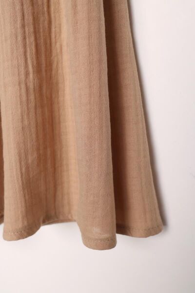 Allday 24DS62059AL0 Bej Kadın Müslim Kumaş Kloş Etek