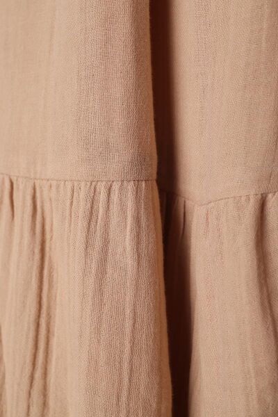 Allday 24DS62059AL0 Bej Kadın Müslim Kumaş Kloş Etek