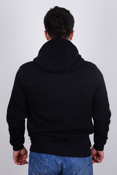 Cazador 5133 Siyah Önü Yazılı Kapüşonlu Erkek Sweat