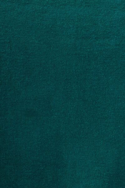 Loft 2038202 Yeşil Kadın Baskılı Bisiklet Yaka Extra Geniş Belli Sweat