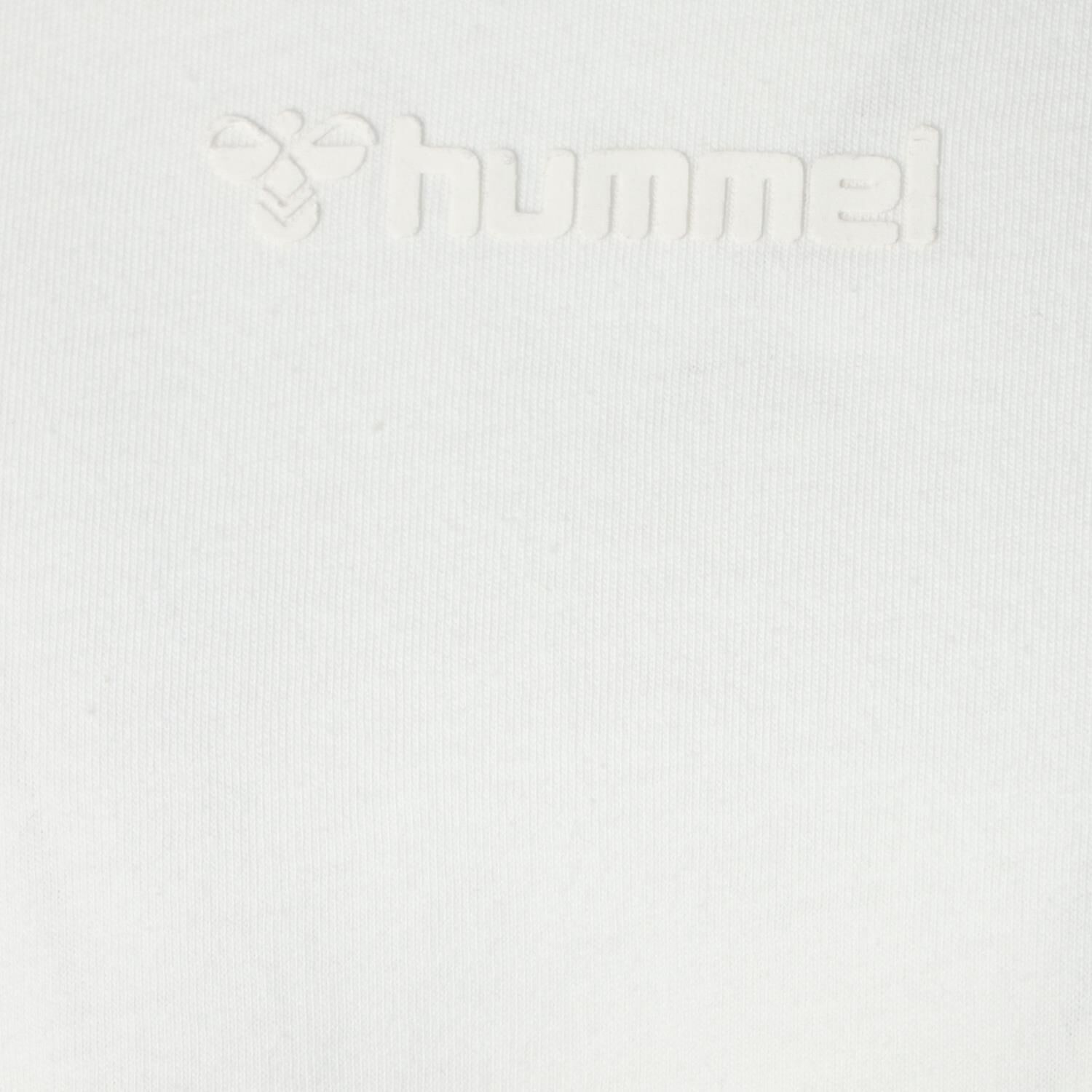 Hummel 911637-9003 Oversize Ekru Erkek Bisiklet Yaka T-shirt