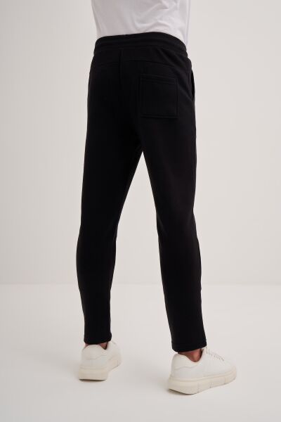 Cazador 86040 Siyah Erkek Beli Lastikli Şardonlu Jogger Eşofman altı