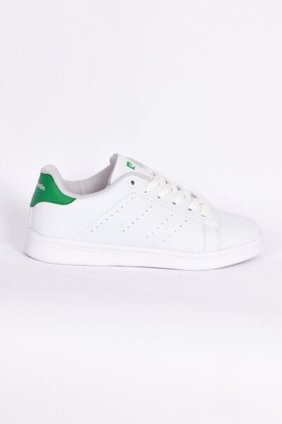 Pierre Cardin 10144 Kadın Beyaz Yeşil Spor Ayakkabı