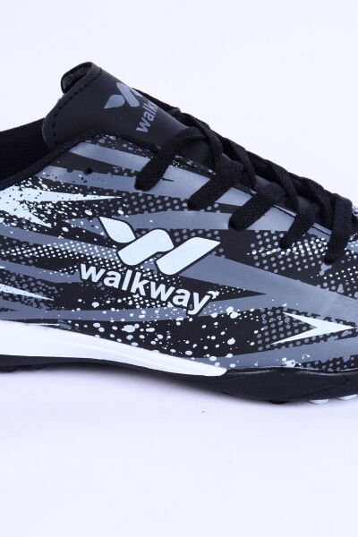 Walkway Power HS-M Rahat Taban Esnek Siyah Erkek Halı Saha Ayakkabı