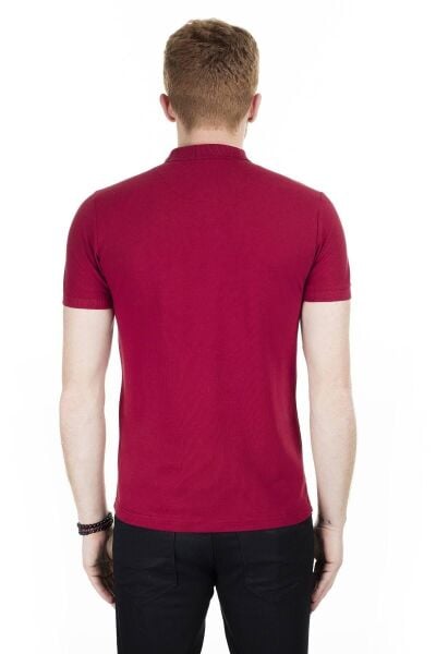 Cazador 22YCEEO04613 Erkek Bordo Polo Yaka T-shirt