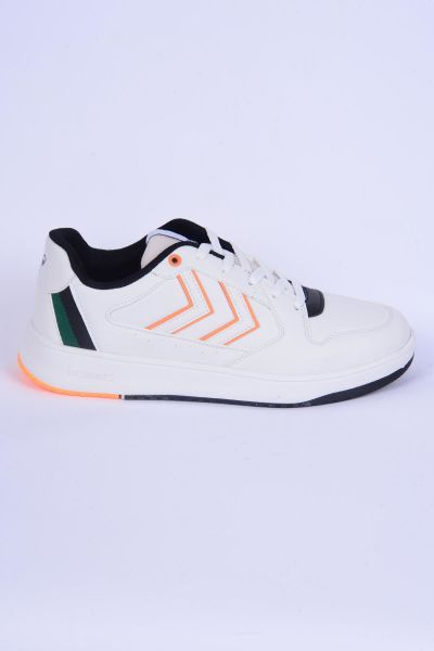 Hummel 900342-9806 Hml Tigra Beyaz-Turuncu Erkek Spor Ayakkabı