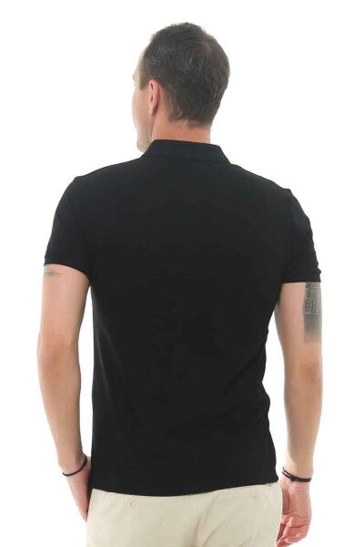 Cazador 22YCEEO04613 Erkek Siyah Polo Yaka T-shirt