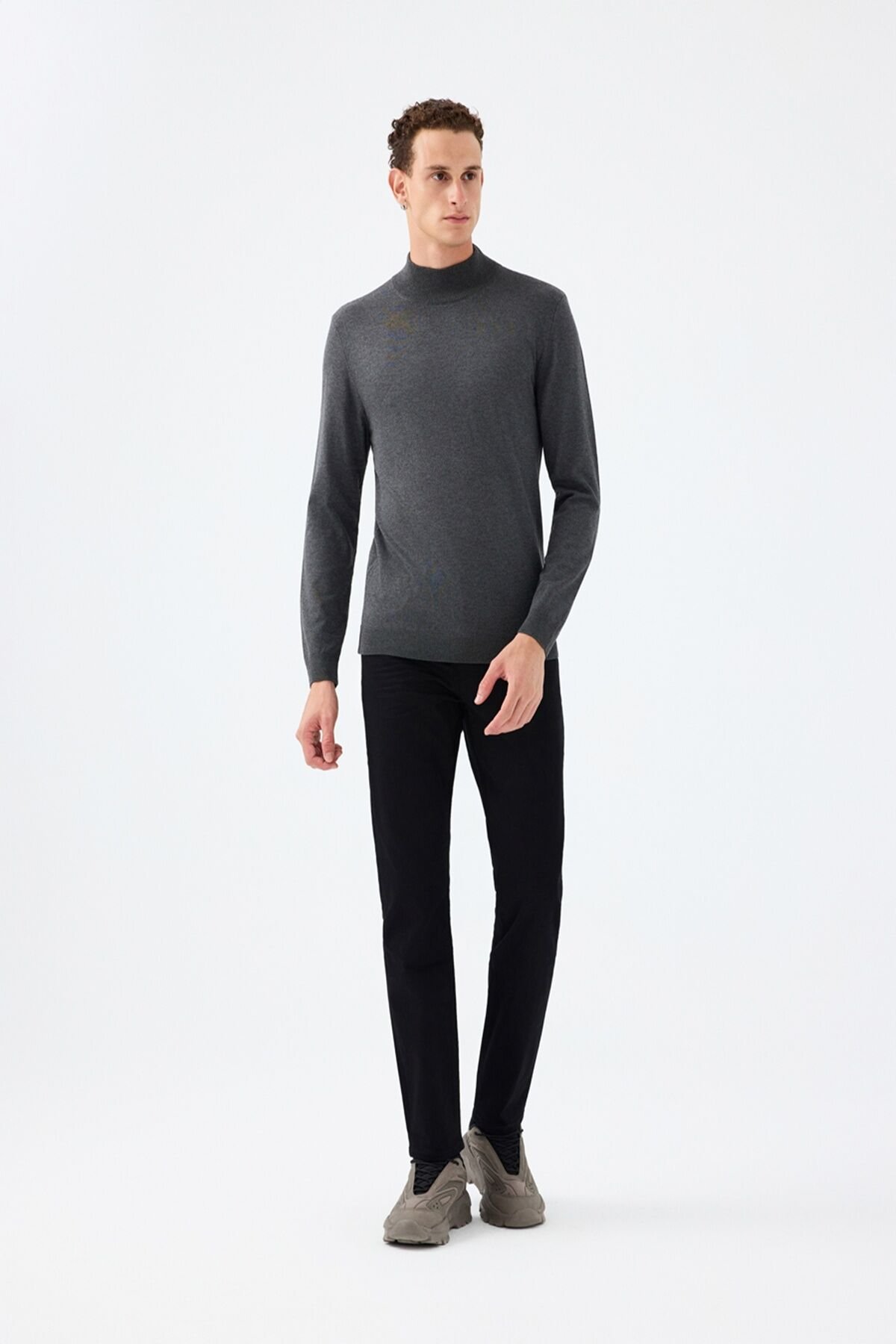 Loft 2034762 Siyah Erkek Ricardo Prive Black Wash M Normal Bel Daralan Paça Kot Pantolon