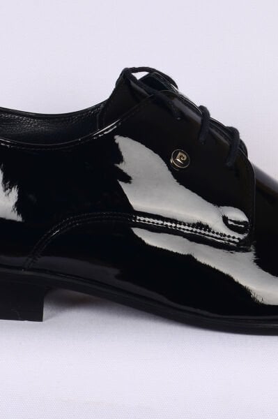 Pierre Cardin 70B28 Groom Rugan Deri Siyah Erkek Klasik Ayakkabı