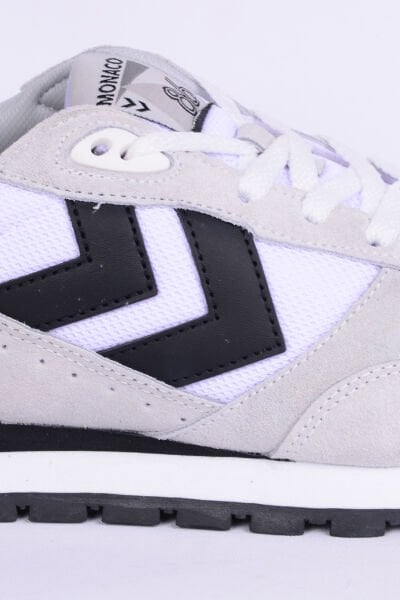 Hummel 900247-9001 Monaco 86 Süet Detay Eva Taban Şevron Detay Günlük Beyaz Erkek Spor Ayakkabı