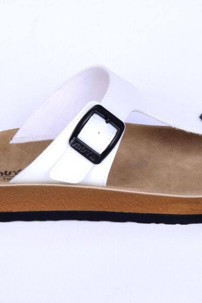 Muya 31031-019 Kadın Beyaz Zoe Parmak Arası Terlik