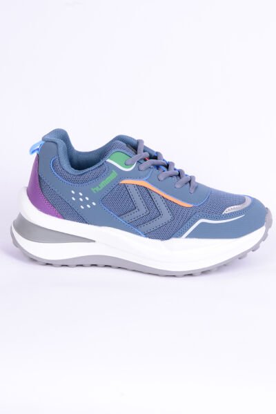 Hummel 900309-2060 Patara Yüksek Taban Faylon Taban Şevron Detay Günlük Mavi Kadın Spor Ayakkabı