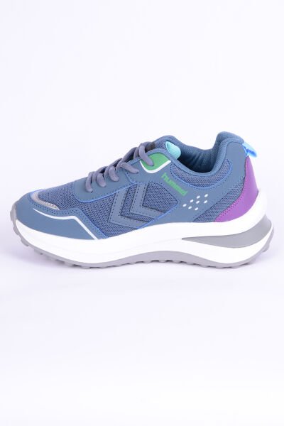 Hummel 900309-2060 Patara Yüksek Taban Faylon Taban Şevron Detay Günlük Mavi Kadın Spor Ayakkabı