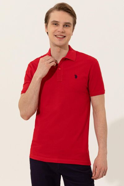 U.S Polo 1350446 Erkek Kırmızı Polo Yaka Tshirt