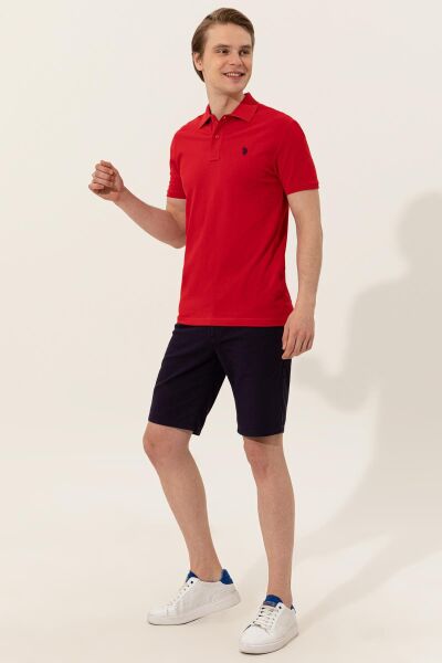 U.S Polo 1350446 Erkek Kırmızı Polo Yaka Tshirt