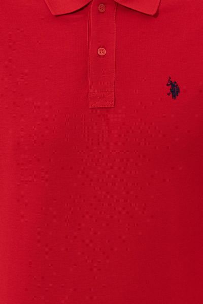 U.S Polo 1350446 Erkek Kırmızı Polo Yaka Tshirt