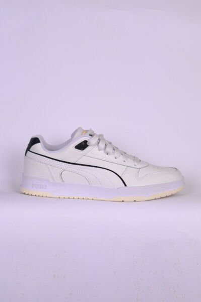 Puma 386373-01 Rbd Game Low Beyaz Deri Rahat Taban Bağcıklı Esnek Rahat Günlük Erkek Spor Ayakkabı