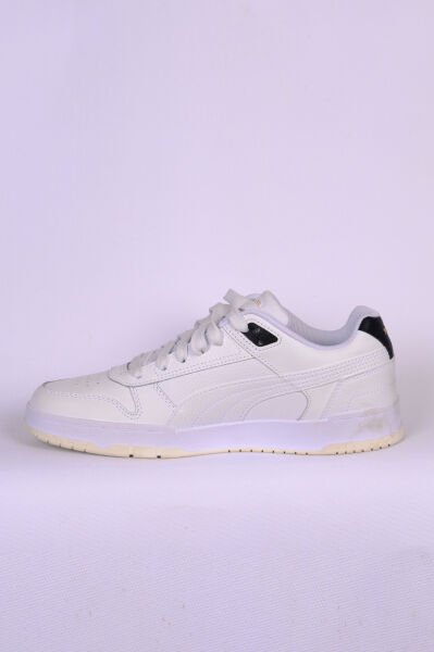 Puma 386373-01 Rbd Game Low Beyaz Deri Rahat Taban Bağcıklı Esnek Rahat Günlük Erkek Spor Ayakkabı