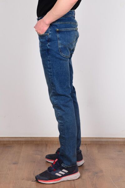 Lee L70700024381 Mavi Erkek Dare Pamuklu Straight Fit Cepli Esnek Jean Denim Kot Pantolon
