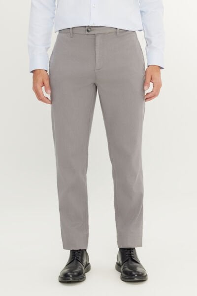 Altınyıldız ACE001252190 Gri Erkek Normal Bel Normal Paça Comfort Fit Pantolon