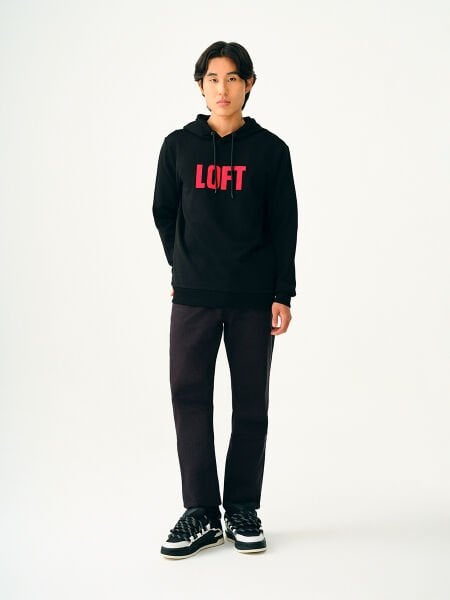 Loft 2032265 Siyah Erkek Ricardo Slim Fit Normal Bel Daralan Paça Kot Pantolon