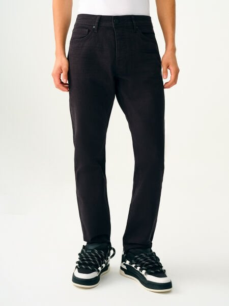 Loft 2032265 Siyah Erkek Ricardo Slim Fit Normal Bel Daralan Paça Kot Pantolon